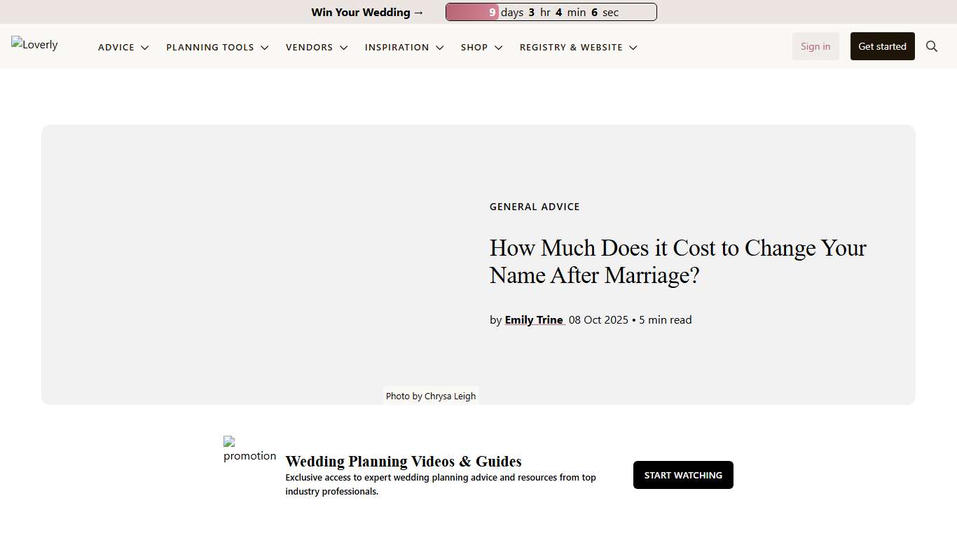 How Much Does it Cost to Change Your Name After Marriage?